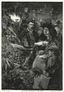 De eerlijke ambachtsman van de straat door William after Rainey